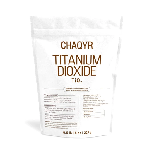 Chaqyr Titanium Dioxide Powder 8 oz Pigment for Soap Making TiO2