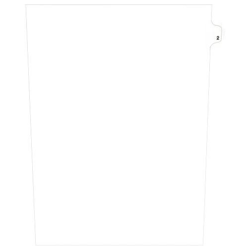 Avery Individual Legal Exhibit Dividers, Avery Style, 8, Side Tab, 8.5 x 11 Inches, Pack of 25 (11912)