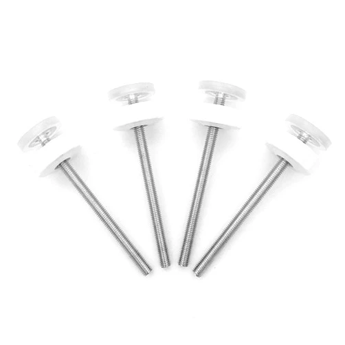 Vmaisi 4 Pack Pressure Gates Threaded Spindle Rods M8 (8 mm), Baby Gates Accessory Screw Bolts Kit Fit for All Pressure Mounted Walk thru Gates (8mm 4 Pack)