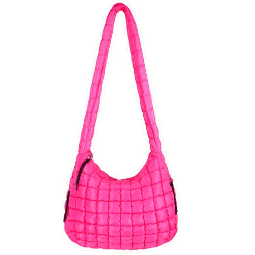 LLYONE Quilted Tote Bag Large Quilted Puffer Tote Bag, Lightweight Hobo Handbag Down Cotton Padding Shoulder Bag for Women