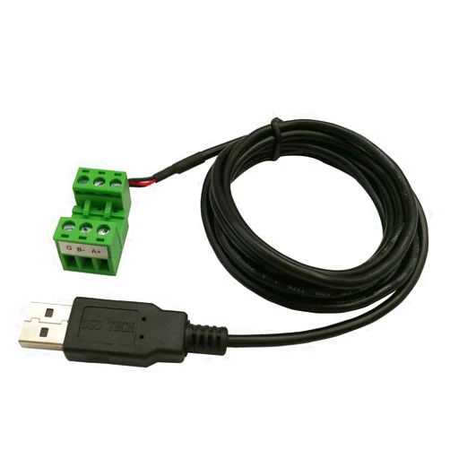 DSD TECH SH-U14 USB to RS485 Cable Built-in FTDI chip with Terminal Board 1.8M/5.9FT