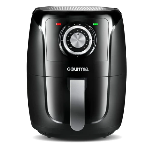 Gourmia GAF566 5-Quart Air Fryer - No Oil Healthy Frying - Classic Knob Controls - Easy Clean-Up - Recipe Book Included