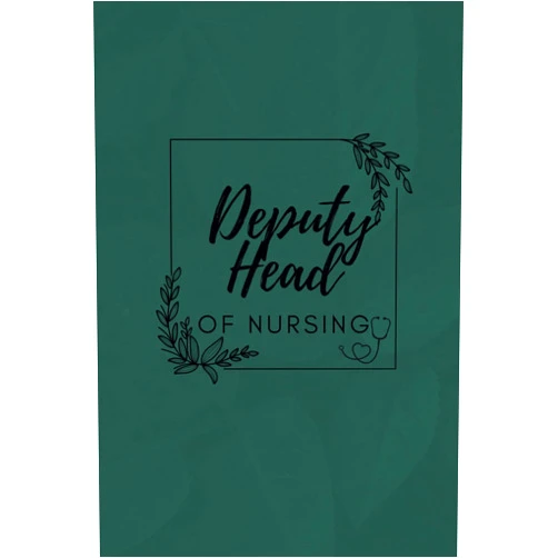 Danielle Thompson Deputy Head of Nursing Notebook