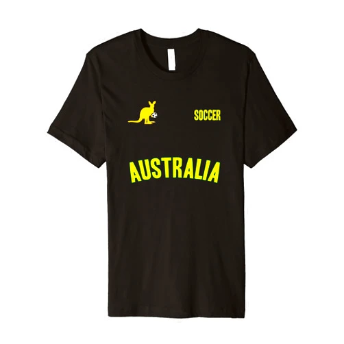 Australian Soccer Shirt Australia Soccer T-Shirt Aussie Soccer Shirt Sports Tee