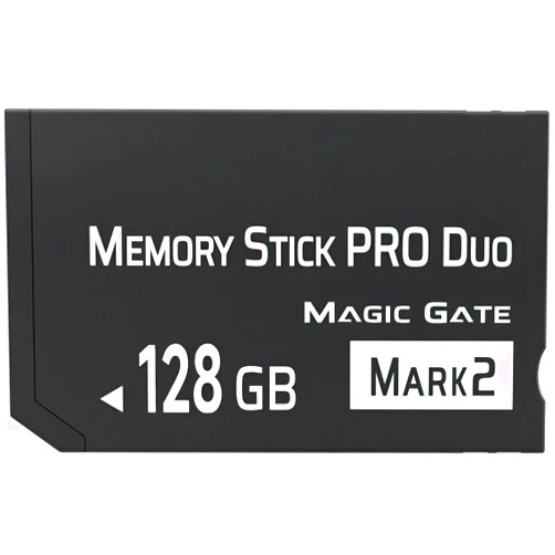 HSANYIUR Original MS 128GB Memory Stick pro Duo (Mark2) for PSP Accessories/Camera Memory Card