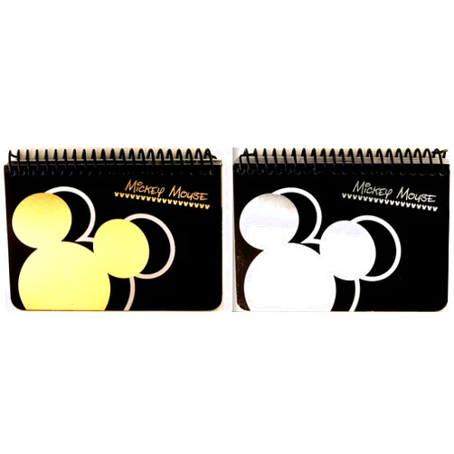 Eemrald Mickey Mouse Black Spiral Autograph Books - (2 Books Set) (Bighead)