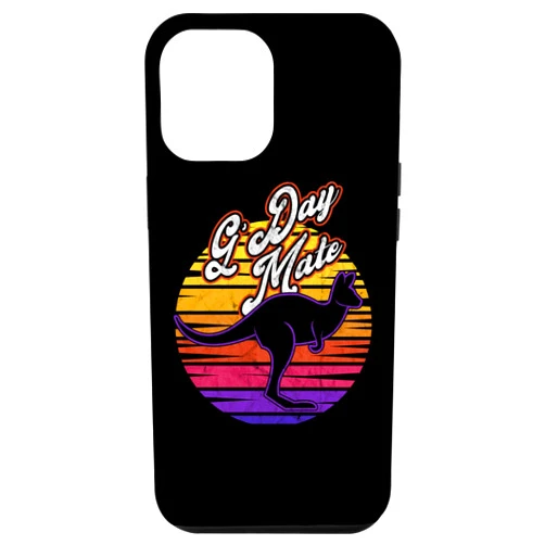 Australian Kangaroo Lover - DressedForDuty iPhone 12 Pro Max Australia G'Day Mate Funny Kangaroo Australian Symbol Case