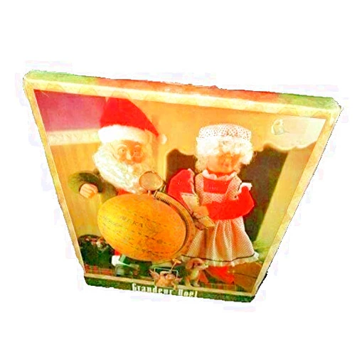 Grandeur Noel Collector Edition Vintage Animated Musical Santa Sculpture Grandeur Noel Indoor