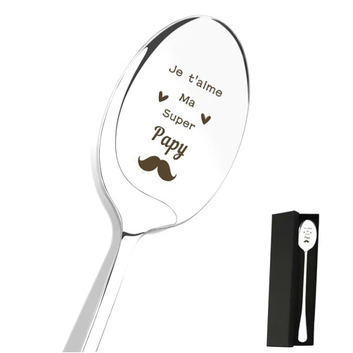 Cadeau Grand Pere,Cadeau Pour Papi,Cadeau Anniversaire Grand Pere,Cadeaux Pour Grand-Père,Grand-Père Cadeau,Cadeau Pour Papy,Cuillere Papy,Cadeau Noel Grand Pere,Cadeaux Pour La Fête Des Pères