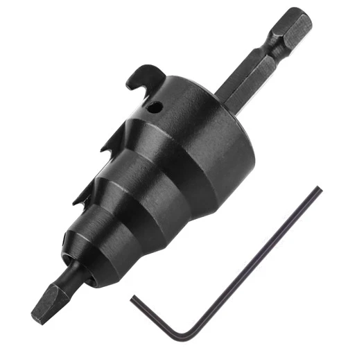 Valkynos Conduit Reamer, Pipe Reamer Tool with Improved Bit Retention, Reaming Screwdriver for 1/2-Inch, 3/4-Inch and 1-Inch Conduit Pipe, Deburring and Chamfering