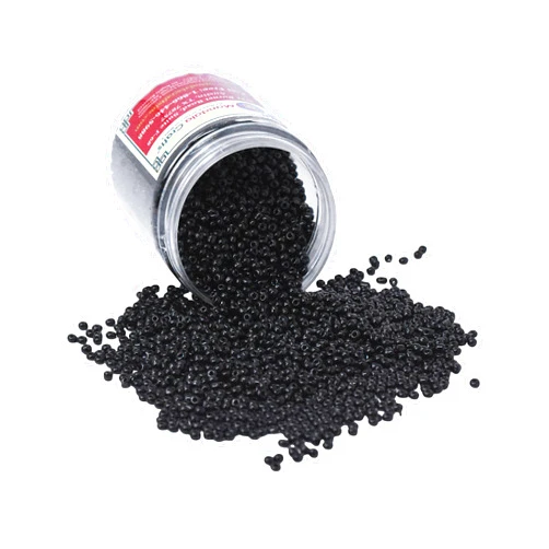 Mandala Crafts Glass Seed Beads for Jewelry Making - 13000 11/0 Seed Beads Small Beads Kit for Tiny Beads Jewelry Bracelet - 2mm Black Seed Beads 11/0 Mini Pony Beads for Necklace