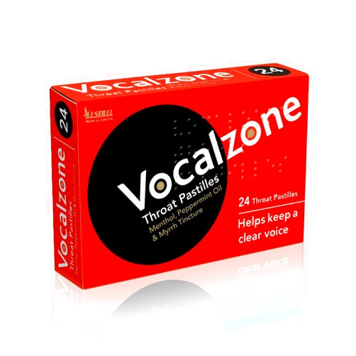 Vocalzone 12 x Vocalzone Throat Pastilles 24 Throat Pastilles