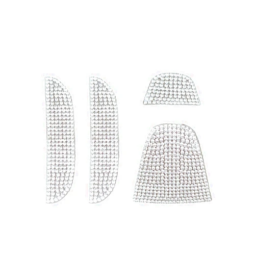 TUAMFO Bling Crystal Front Emblem Car Decorative Sticker – Universal Exterior Decal for Auto Accessories (NOT for Steering Wheel/Rear Emblems)