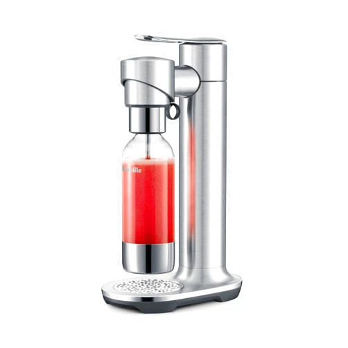 Breville BCA800BSS InFizz Fusion Sparkling Water and Beverage Carbonator, CO2 Canister Not Included, Brushed Stainless Steel