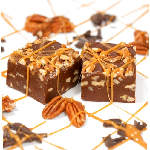 Valley Fudge & Candy Valley Fudge, Chocolate Pecan Turtle, Fresh Artisan Fudge, Real Butter, Gourmet Candy, Half Pound Package