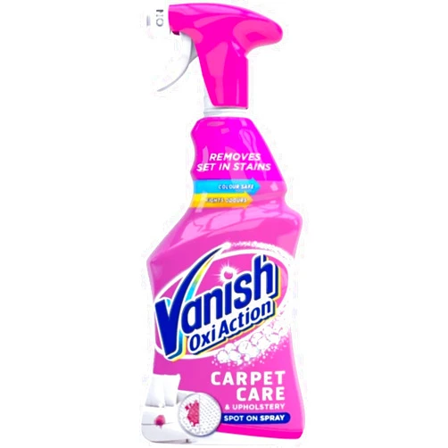 Vanish Oxi Action Powerspraycarpet and Upholstery Stain Remover 500 ml (Pack of Two)