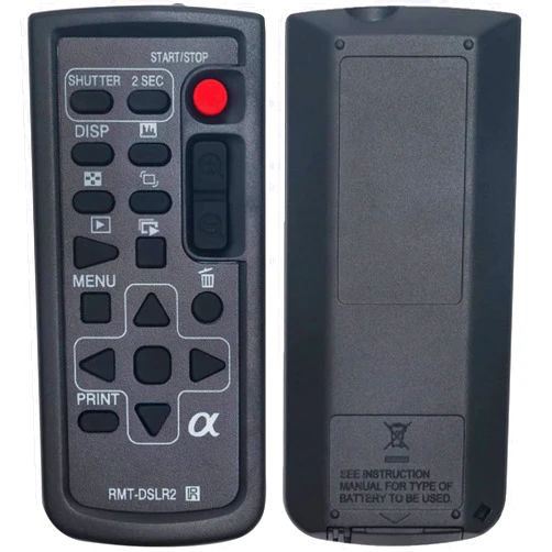 PerFascin RMT-DSLR2 Replacement Remote Control fit for Sony NEX Alpha SLT Digital Camera A6400 A9 A7RIII A7III A7RII A7SII A7II A7RM3 A7M3 A7RM2 A6500 A6300 A6000 A7SM2 A7M2 A7R A7S A7