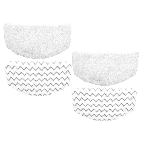 Knemksplanet 4 Pack Washable Microfiber Steam Mop Pads Replacement Compatible with Bissell Powerfresh Steam Mop 1940 1440 1544 1806 2075 Series, Models 19402 19404 19408 1940A 1940Q 1940T 1940W (4 PCS)