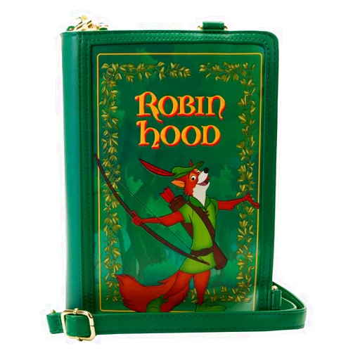 Loungefly Disney Robin Hood Book Convertible Crossbody