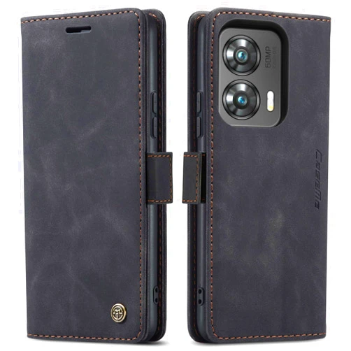Kowauri for Moto G Stylus 5G 2024 Case,Leather Wallet Case Classic Design with Card Slot and Magnetic Closure Flip Fold Case for Motorola Moto G Stylus 5G 2024 (Black)