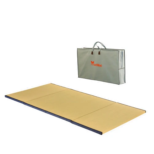 MustMat Tatami Mat Twin XL Foldable Futon Mattress for Floor Japanese Floor Bed Frame with Storage Bag 39 x80 x1.4 in (Blue)