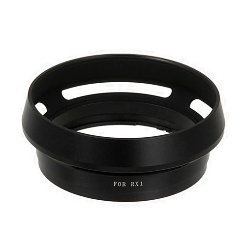 Fotodiox Lens Hood for The Cyber-Shot DSC-RX1/RX1R/RX1R II, Dedicated Metal Bayonet Lens Hood for The RX1, RX1R, RX1RII Digital Cameras; Hood Minimizes Glare (Replaces LHP1)