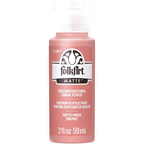 FolkArt 2565 Acrylic Paint, 2 Ounce, Crushed Coral