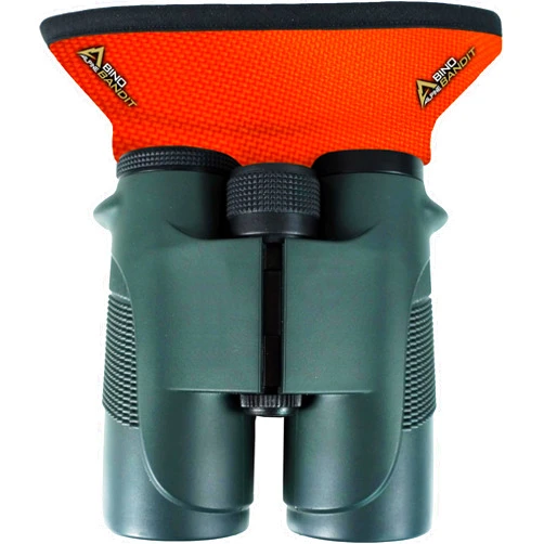 Slicker Bino Bandit - Blocks Glare, Improves Visual Acuity and Reduces Eye Fatigue. FITS All Binoculars, Blaze Orange
