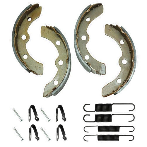 M MATI 101823201 Club Car Brake Shoes Springs Pins Kits for Yamaha DS PrecedentG1/G2/G3/G5/G8/G9/G11 E-Z-GO Gas Electric Golf Cart Replacement Brake Shoes