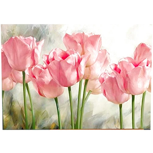 Fokenzary DIY Paint by Numbers Painting Canvas for Kids or Adults Beginner with Brushes and Acrylic Paints Frameless