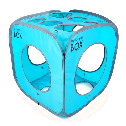 Xikkpaa Balloon Sizer Box - Balloon Measurement Box for Balloon Decorations, Balloon Arches, Balloon Columns, & Balloon Centerpieces - 13 Hole Balloon Box