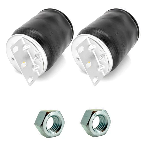 Torque 2 pack of TORQUE Air Spring Bag w/Hardware Kit for Mack Trucks (Replaces Firestone 9375, W01-358-9375, 9373, W01-358-9373, Mack 364SQ27, 57QL414M, Goodyear 1R12-404) (2 x TR9375)