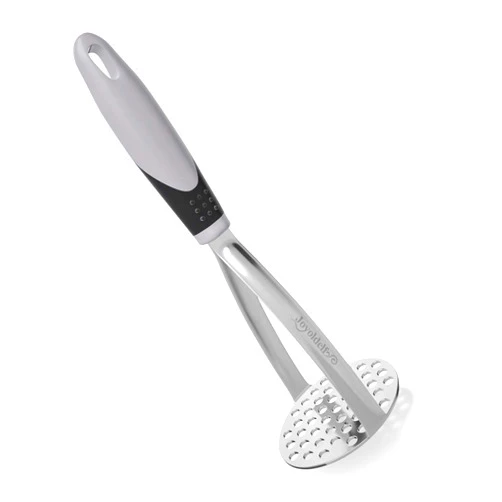 Joyoldelf Heavy Duty Potato Masher, Stainless Steel Integrated Masher Kitchen Tool & Food Masher/Potato Smasher with Non-slip Handle, Perfect for Bean, Vegetable, Fruits, Avocado, Meat