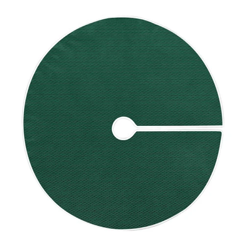 xigua Hunter Green Christmas Tree Skirt 36 Inch Large Christmas Tree Mat Xmas Holiday Home Party Decor