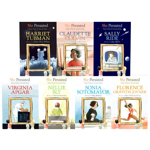 By Andrea Davis Pinkney (Author), Atia Abawi (Author), Sayantani DasGupta (Author), Gillian Flint (Illustrator) & 1 more She Persisted Chapter Book Series Set