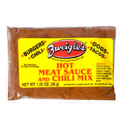 Zweigle's Hot Meat Sauce and Chili Mix