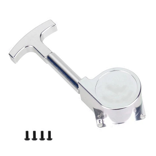 BQLZR Silver R020 Pull Starter Vertex 18 Replacement for Nitro Engine Nitro Pull Start Aluminum Alloy Upgrade Parts for rc CAR