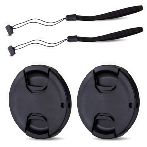 JJC 2-Pack 72mm Front Lens Cap Cover with Deluxe Cap Keeper for Canon EF 35mm f1.4L, Nikon Z 24-70mm f4 S, Fujifilm XF 16-80mm f4, Sigma 18-35mm f1.8L Lens & Other Lenses with 72mm Filter Thread