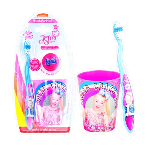 Baby Gear 4SGM JoJo Pink Toothbrush Set, Multi