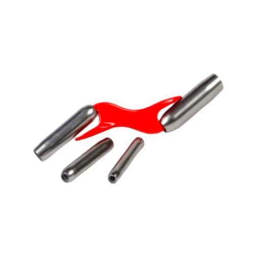 FLCPJGV Masonry Brick Jointer Tool Stainless Steel Masonry Joint rakerBrick Jointer Wall Joint Trimmer Barrel Jointer Builder Trimming Tool for Ceramic Tile, Red
