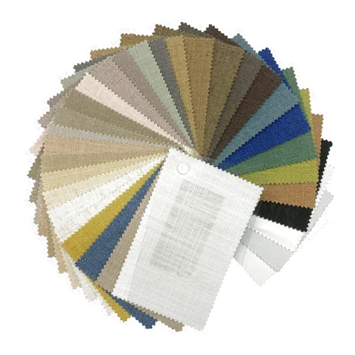 Frelement Linen Curtains Fabric Samples Fabric Swatch for Adding Lining | Size | Heading Custom-Made-Order Curtains, 29 Colors Available Included, 1 Piece
