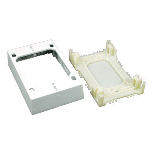 Wiremold Legrand Wiremold NMW2 Nonmetallic Plastic Raceway for Extending Power, 1 Gang Outlet Box, 1