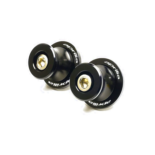 KENSG Cycling Accessories for Aprilia RS660 Tuono 660 2020 2021 021 New Motorcycle CNC Aluminum Swingarm Spools Stand Screws Slider Motorcycle Parts (Color : S Black)