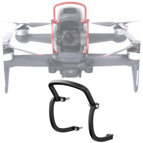 Honlyn Gimbal Bumper Protection bar Compatible with DJI FPV Drone Lens Protection Rod Anti-Collision Aluminum Alloy Accessories (Black)