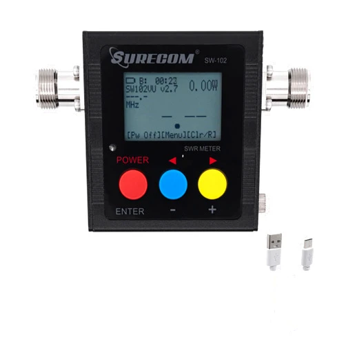 Surecom Gam3Gear SW-102S SO239 Connector Digital VHF UHF 125-525Mhz Power & SWR Meter