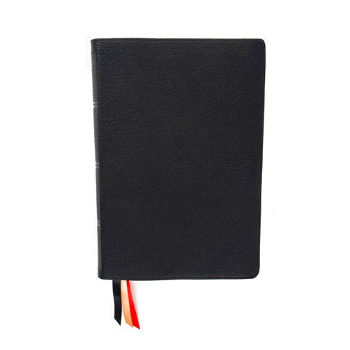 CSB Bibles by Holman CSB Ancient Faith Study Bible, Holman Handcrafted Collection, Black Premium Goatskin, Black Letter, Church Fathers, Study Notes and Commentary, Articles, Profiles, Easy-to-Read Bible Serif Type