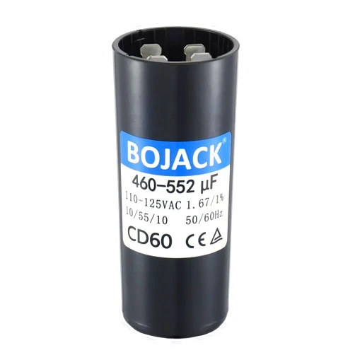 BOJACK 460-552 uF/MFD 110-125 VAC 50/60 Hz Universal Round Start Capacitor Electric Replacement Parts