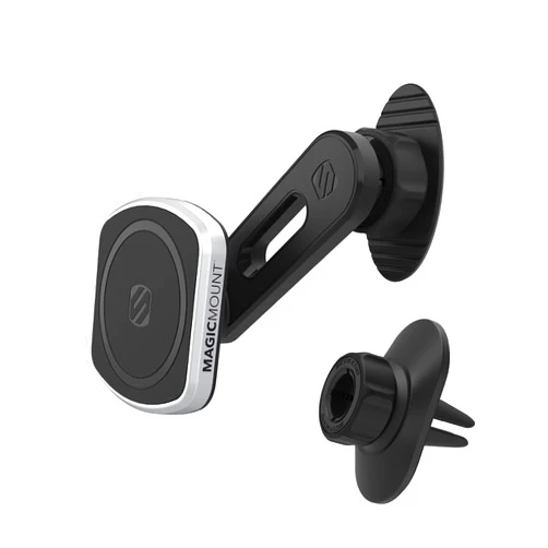 Scosche MP2ODVM-XTSP MagicMount Pro2 Dash/Vent/Window 4-in-1 Magnetic Cell Phone Holder Car Mount Kit Compatible with MagSafe, iPhones, Galaxy, Pixel & All Smartphones