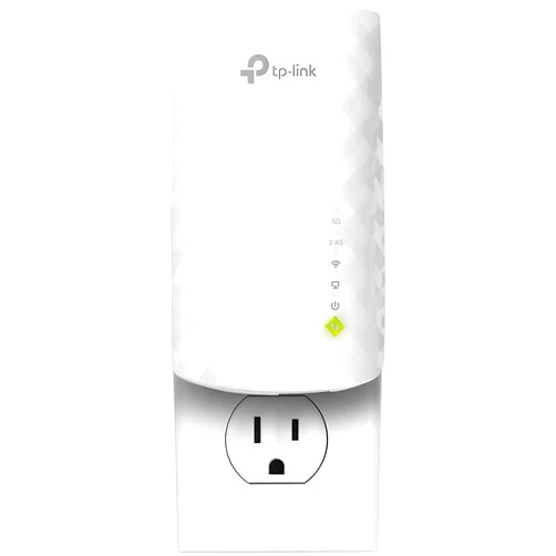 TP-Link AC750 WiFi Extender (RE220), Covers Up to 1200 Sq.ft and 20 Devices, Up to 750Mbps Dual Band WiFi Range Extender, WiFi Booster to Extend Range of WiFi Internet Connection