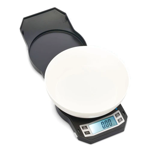 American Weigh Scales Precision Digital Kitchen Weight Scale, Food Measuring Scale, Backlit LCD Screen 500g x 0.01g (Black), LB-501